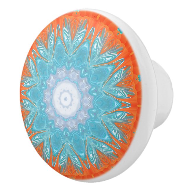 Bouton De Porte En Céramique Fractal (Droite)