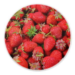 Bouton De Porte En Céramique Fraises