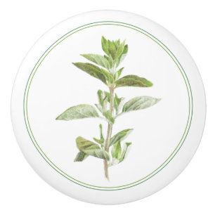 Bouton De Porte En Céramique FROID en céramique OREGANO