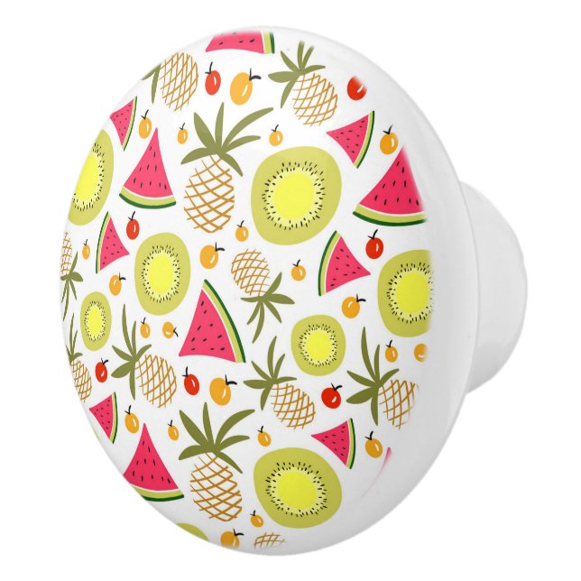 Bouton De Porte En Céramique Fruits Ceramic Knob (Droite)
