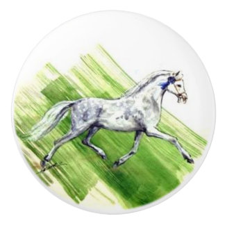 Bouton De Porte En Céramique Gagnant de Ron Hevener Pony