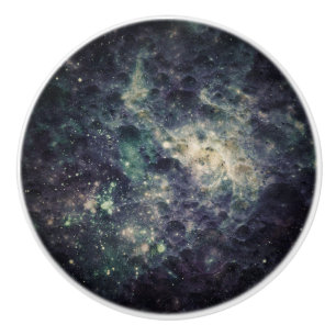Bouton De Porte En Céramique Galaxie Sombre Musique Spatiale Cool Chambre Spati