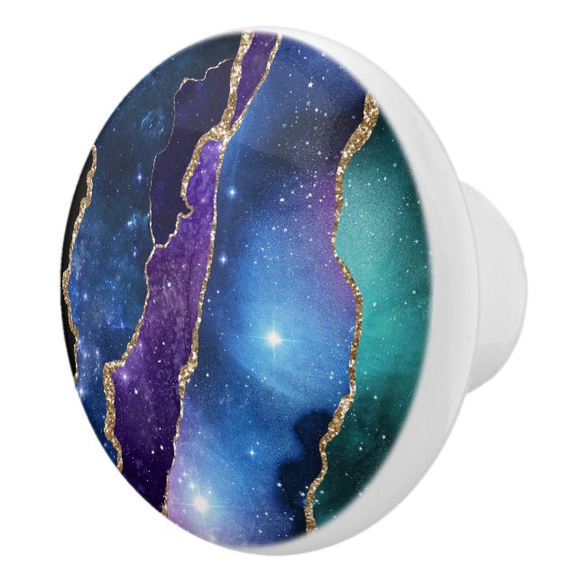 Bouton De Porte En Céramique Galaxy Agate Series Design (Droite)