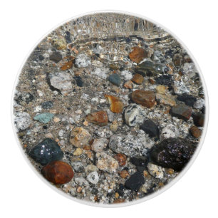 Bouton De Porte En Céramique Galets de granit dans le lac Tenaya à Yosemite