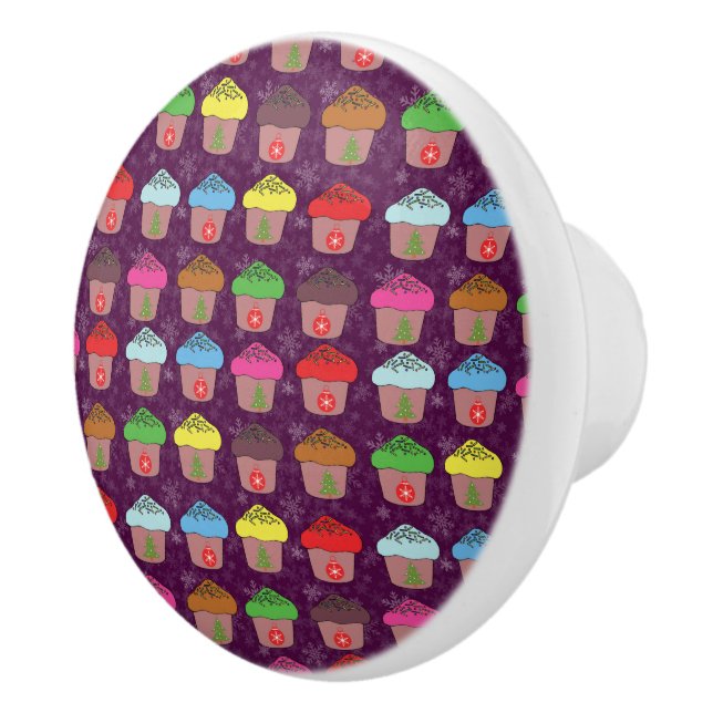 Bouton De Porte En Céramique Gâteaux de Noël (Droite)