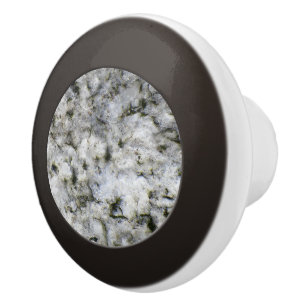 Bouton De Porte En Céramique Géologie White Granite Rock Texture