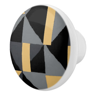 Bouton de Porte en Céramique – Géométrie Déco