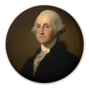 Bouton De Porte En Céramique George Washington 1er président américain par Stua
