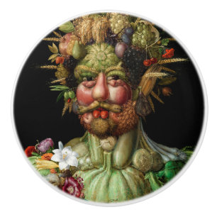 Bouton De Porte En Céramique Giuseppe Arcimboldo - Vertumnus