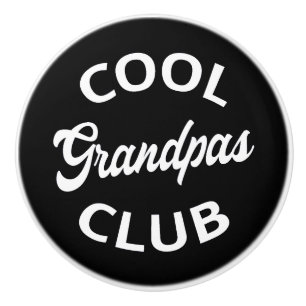 Bouton De Porte En Céramique Grandpas Club cool I
