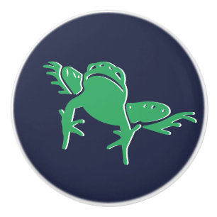 Bouton De Porte En Céramique Grenouille ou crapaud