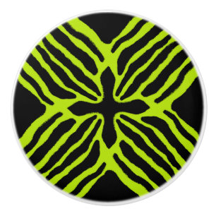 Bouton De Porte En Céramique Grenouille venimeuse à trois bandes