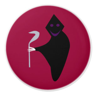 Bouton De Porte En Céramique Grim Reaper Halloween Ceramic Knob