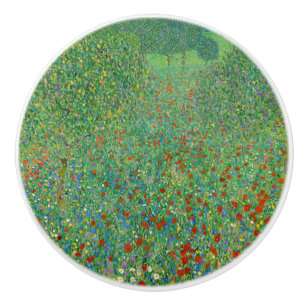 Bouton De Porte En Céramique Gustav Klimt - Champ de pavot