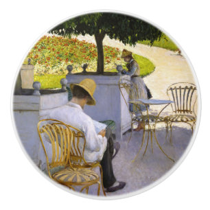 Bouton De Porte En Céramique Gustave Caillebotte - Les Orangers