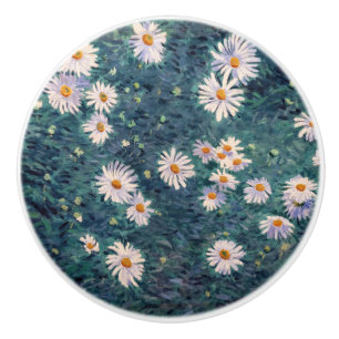 Bouton De Porte En Céramique Gustave Caillebotte - Parterre de marguerites, dét