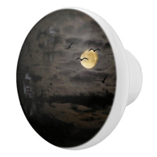 Bouton De Porte En Céramique Halloween #1