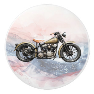 Bouton De Porte En Céramique Hawg Heritage Knucklehead Era Patriotic Knob