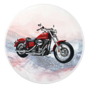 Bouton De Porte En Céramique Hawg Heritage Patriotic V-Twin Evo Era Knob