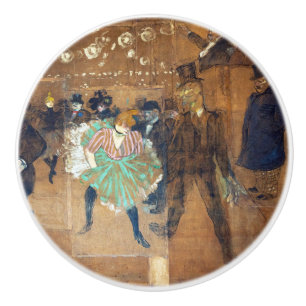 Bouton De Porte En Céramique Henri de Toulouse-Lautrec - Danse à la Rouge