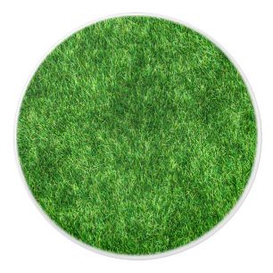 Bouton De Porte En Céramique Herbe verte