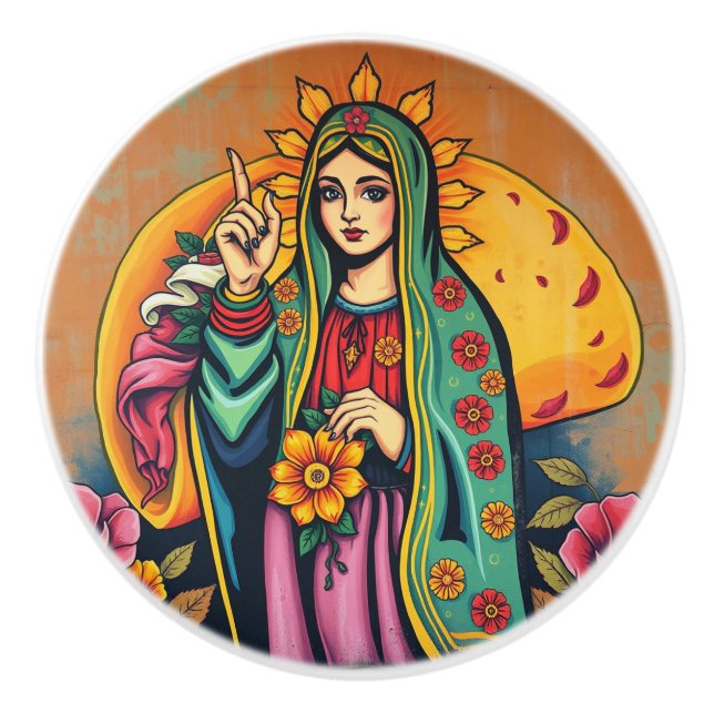 Bouton De Porte En Céramique Hey, Taco Lover artsy unique Ceramic Pull (Devant)