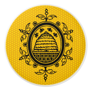 Bouton De Porte En Céramique Hive victorienne