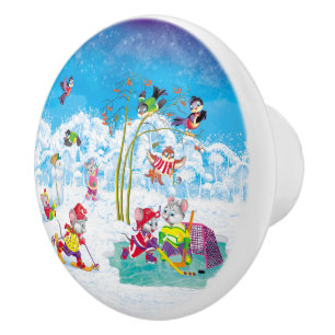 Bouton De Porte En Céramique hockey