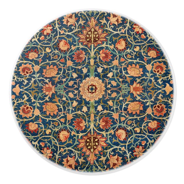 Bouton De Porte En Céramique Holland Park Design (par William Morris) (Devant)