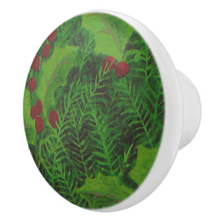 Bouton De Porte En Céramique Holly Carré
