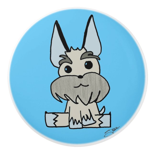 Bouton De Porte En Céramique Homero the Dog Ceramic Knob (Devant)