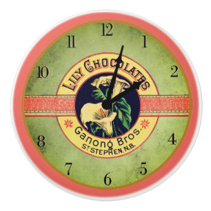 Bouton De Porte En Céramique Horaire de publicité chocolat néné Art nouveau