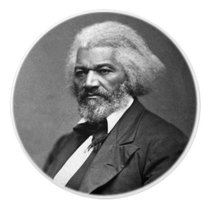 Bouton De Porte En Céramique Icônes de l'histoire des Noirs : Frederick Douglas