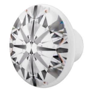 Bouton De Porte En Céramique Illusion de cristal