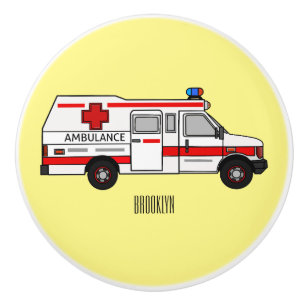 Bouton De Porte En Céramique Illustration d'ambulance