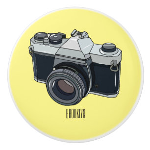 Bouton De Porte En Céramique Illustration de la caméra