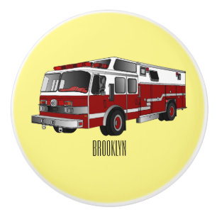 Bouton De Porte En Céramique Illustration du moteur à incendie