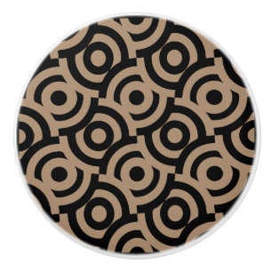 Bouton De Porte En Céramique Impression décorative en tissu Damas