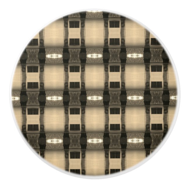 Bouton De Porte En Céramique Inspiration cardinale (Devant)