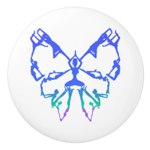 Bouton De Porte En Céramique Inspirationnel Yoga Poses Papillon Nouveau Début