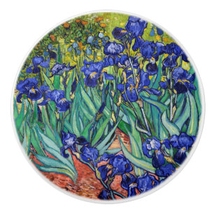 Bouton De Porte En Céramique Irises par Vincent van Gogh