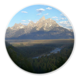 Bouton De Porte En Céramique Jackson Hole Mountains (Grand Teton National Park)