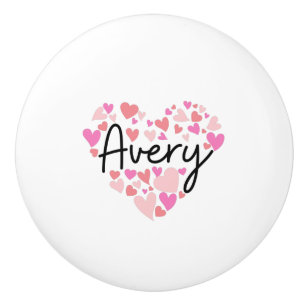Bouton De Porte En Céramique J'aime Avery
