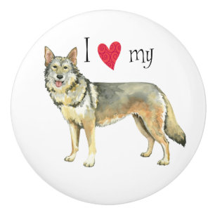 Bouton De Porte En Céramique J'aime mon Utonagan