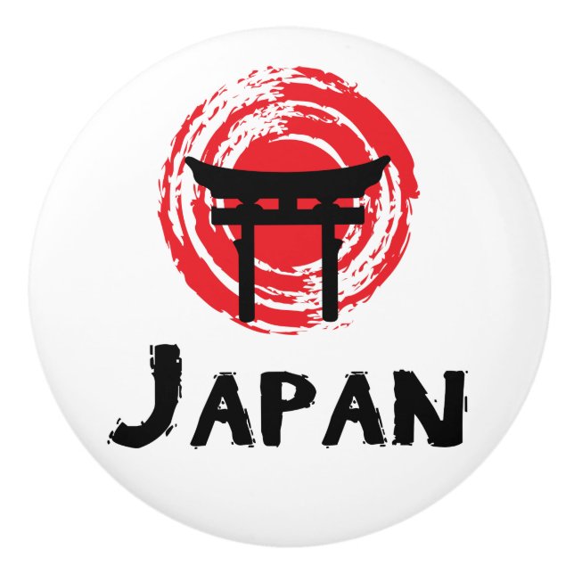 Bouton De Porte En Céramique Japon (Devant)