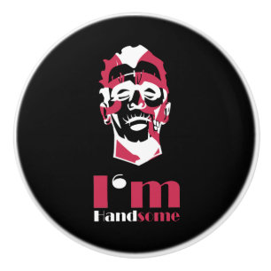 Bouton De Porte En Céramique Je suis belle abstraite face Coque-Mate coque ipho