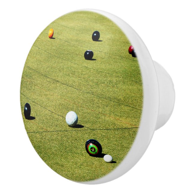 Bouton De Porte En Céramique Jeu De Pelouses, (Droite)