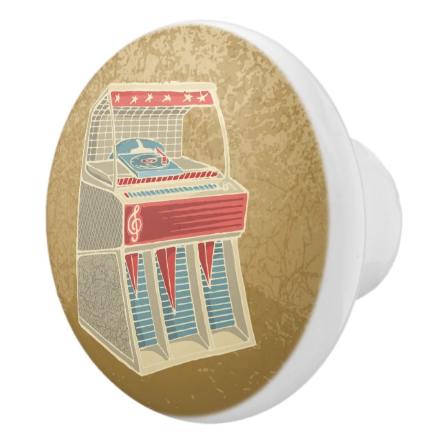 Bouton De Porte En Céramique Juke-box (Droite)