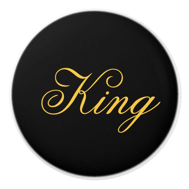 Bouton De Porte En Céramique King Ceramic Knob (Devant)