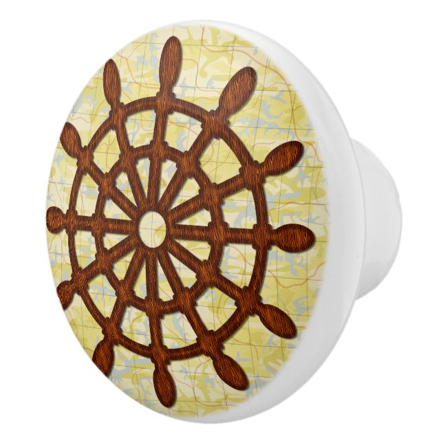 Bouton De Porte En Céramique La barre de bateau roulent dedans la navigation (Droite)